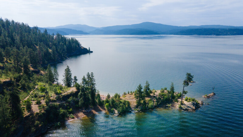 Lake in Coeur d’Alene