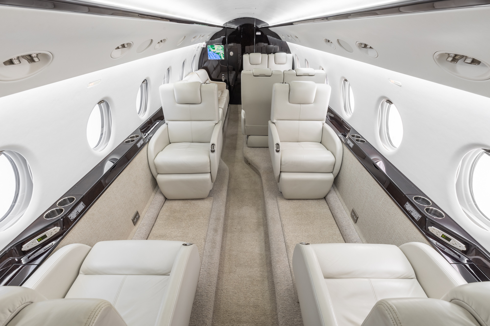 GULFSTREAM G200 private jet interior full aft